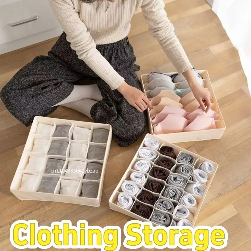 

Underwear Bra Socks Storage Box Cabinet Drawer Organizer Socks Scarf Underwear Organizer Box Wardrobe Clothing Storage Organizer
