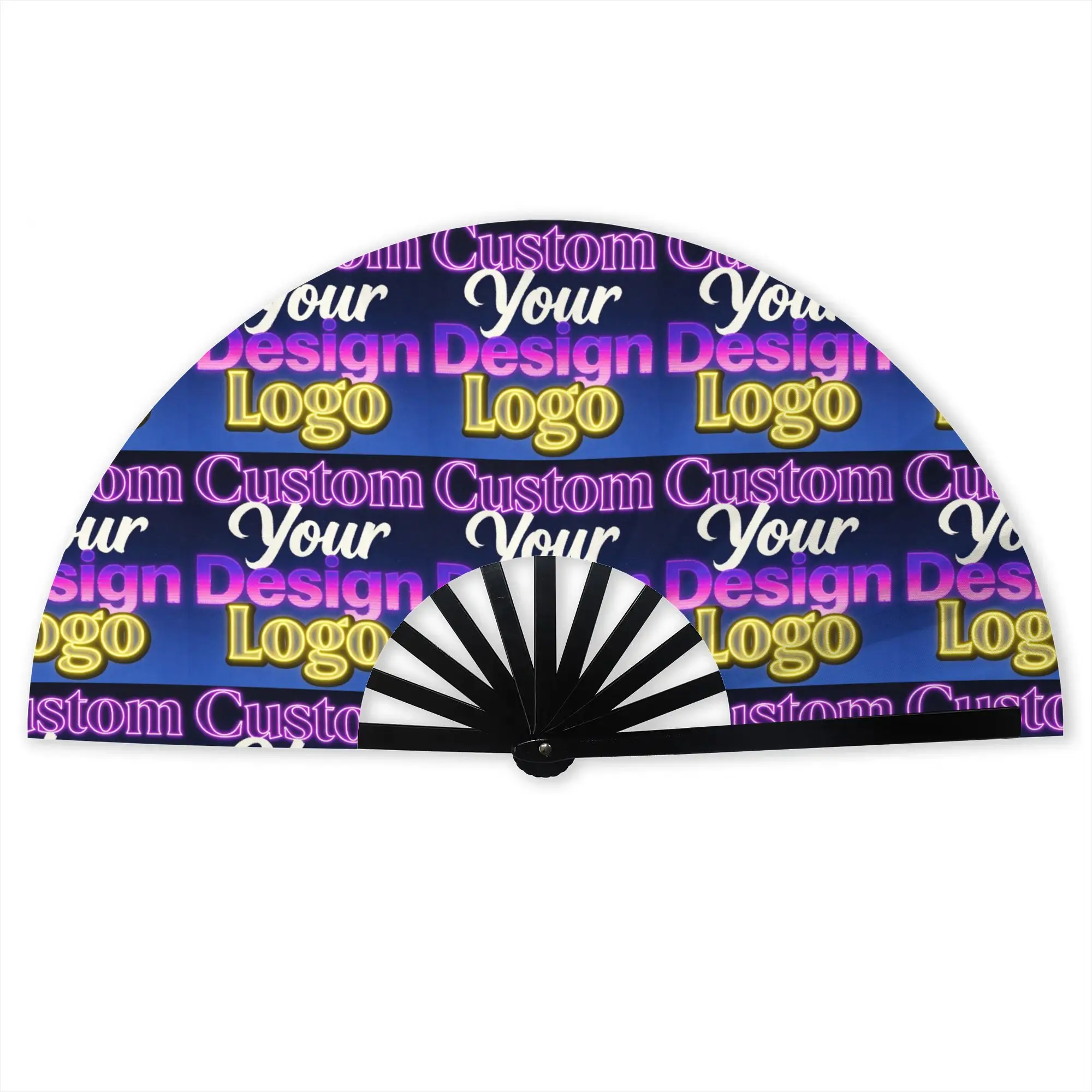 Custom Your Design Logo Traditional Folding Fan Chinese Style  Photo Name High-Quality Fans Gift  Exquisite Decorative Hand Fan