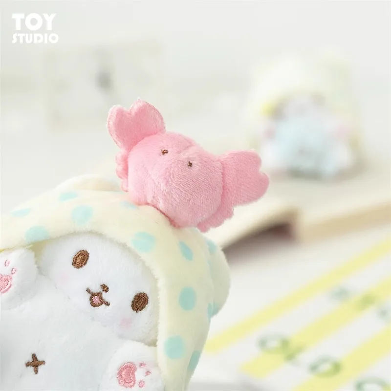 Echte Sanrio Marumofubiyori Bär Cinnamoroll Plüsch Spielzeug Schlüsselbund Kawaii Kleine Anhänger Schlüsselring Kinder Stofftiere Geburtstag Geschenke – Detail 4