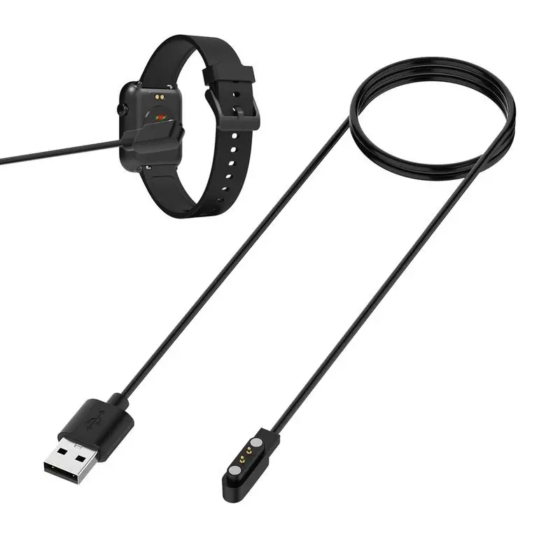 Doca pequena do carregador Smartwatch para crianças, cabo de carregamento USB, suporte do carregador do relógio inteligente, 120cm