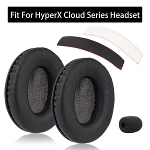 وسادات أذن سماعة رأس للألعاب ، وسادات أذن ل HyperX Cloud ، Alpha ، Core ، Stinger ، Flight ، FlightS ، Silver ، X ، Pro ، I ، II أفضل 10 ميكروفون رغوي HyperX للمبيعات - رقم 6