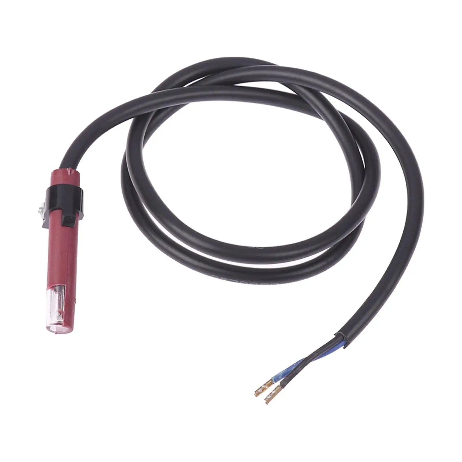 プロフェッショナル QRB1 火炎検出フォトセルセンサー 50cm PP 素材フォトレジスタ オイルバーナー廃油用