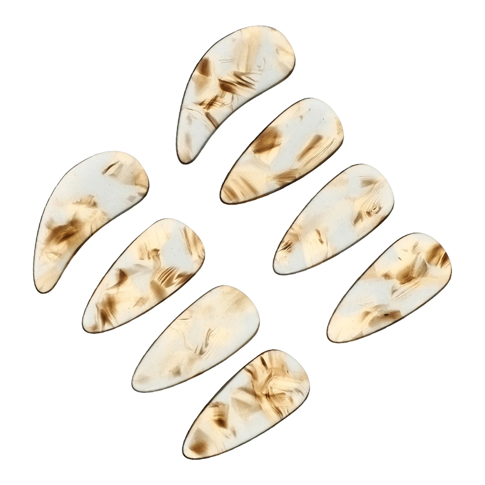 8 Pcs Guzheng Nails Finger Protectors Picks Durable Supplies Polymer Child Hand