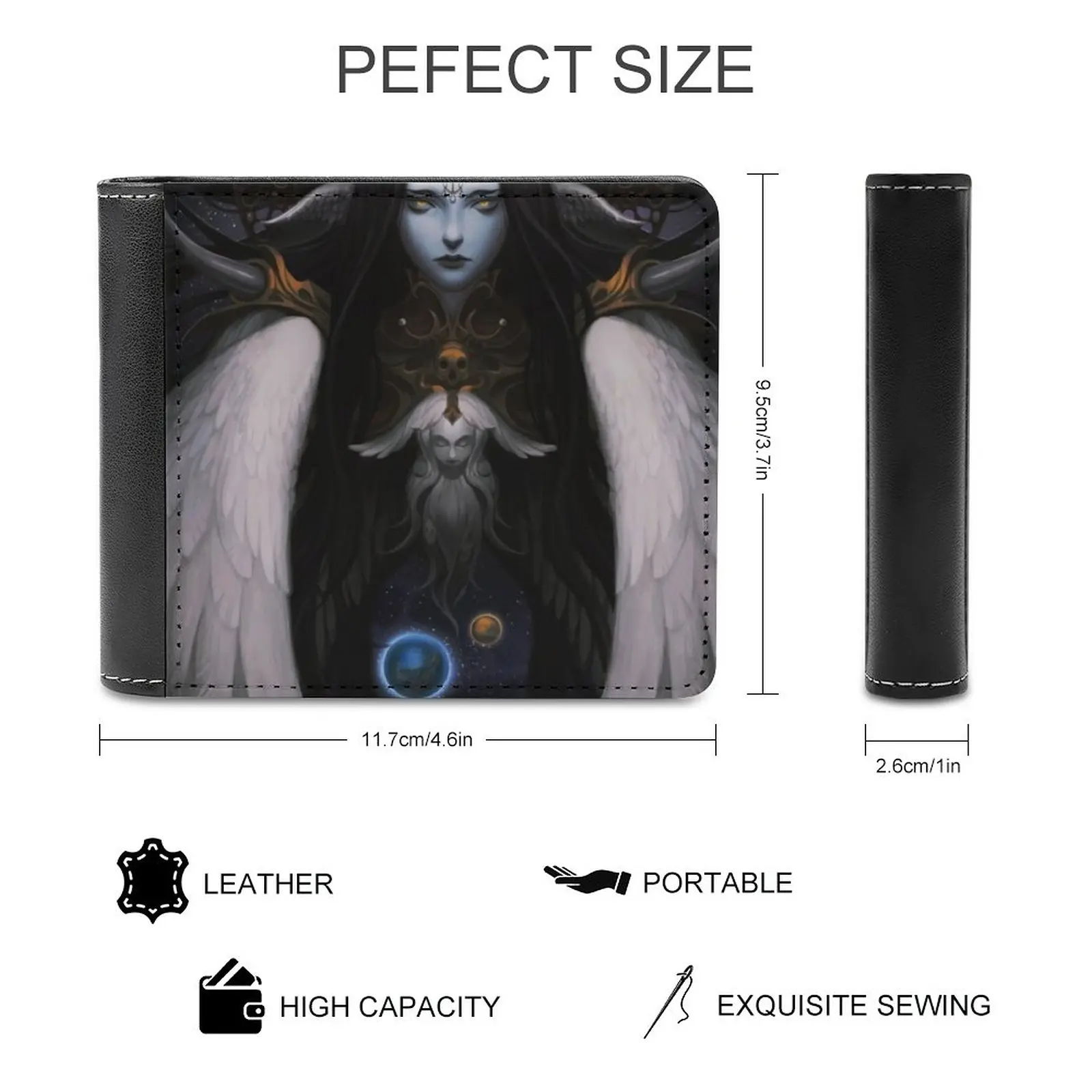 黒と白のペイズリープリントパターンデザインメンズ財布パターンレザーメンズショートウォレットマルチカードウォレットファッション財布