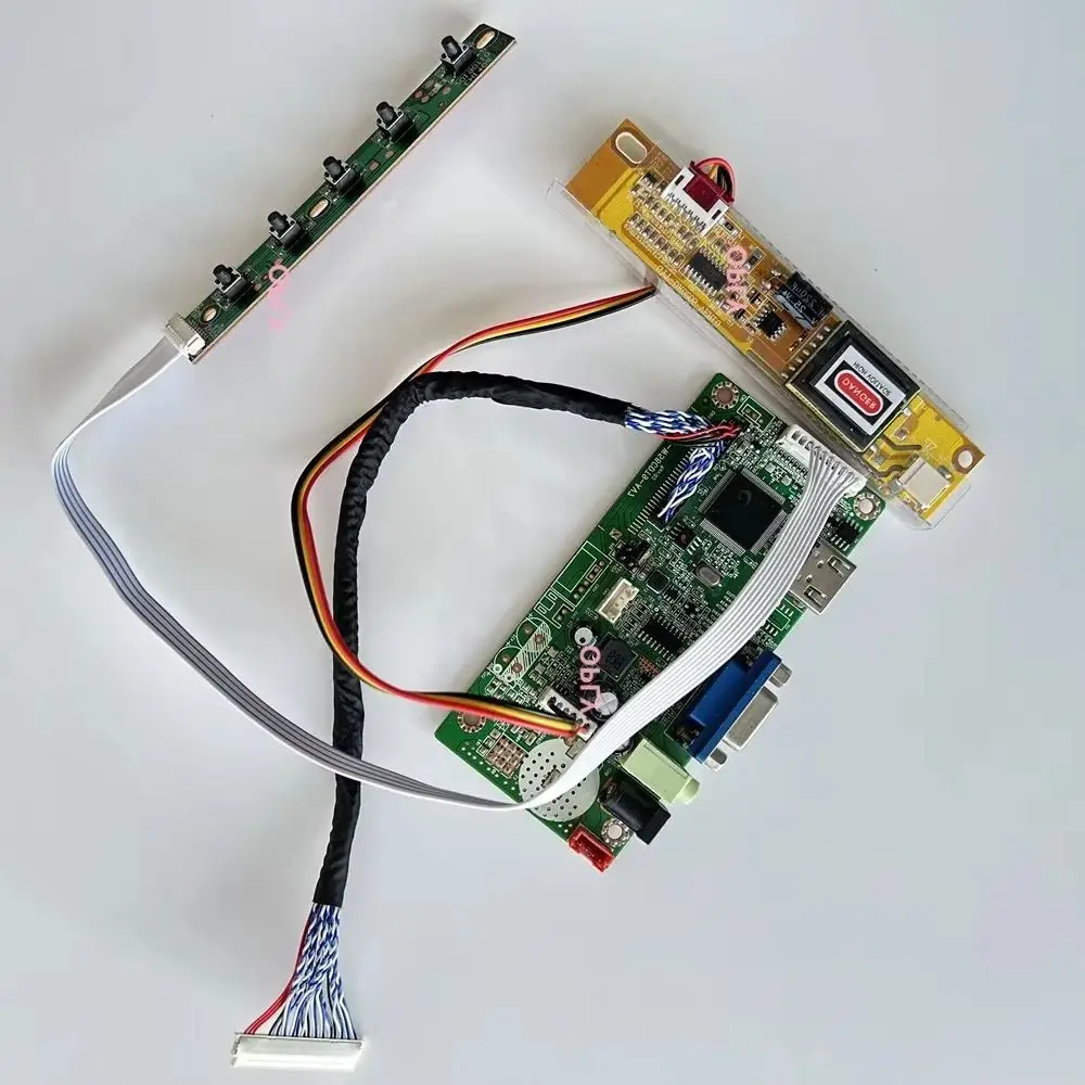 

Controller board 58C HDMI-Compatible VGA for HT12X21-221 HT12X21-240 HT12X21 1024X768 LCD panel screen monitor DIY 12.1"