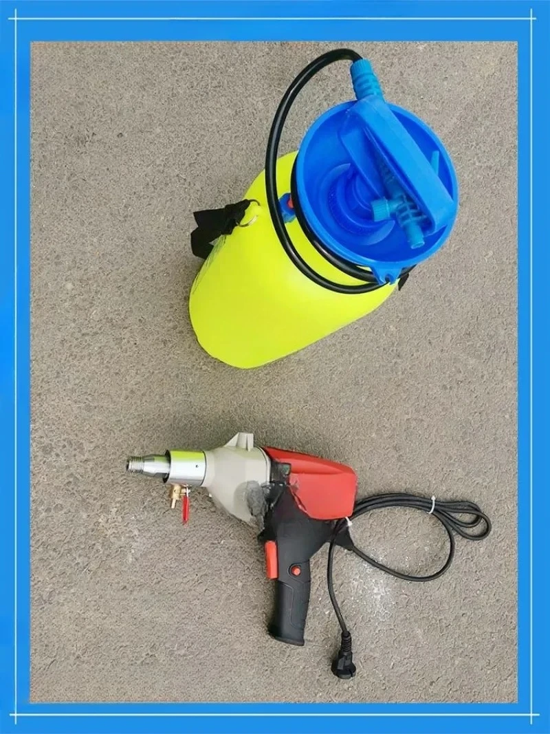 Concrete Sleeper Changed to Windlass Spike Anchor Pulling Internal Combustion Concrete Pillow Changed to Anchor Dh76 Handheld