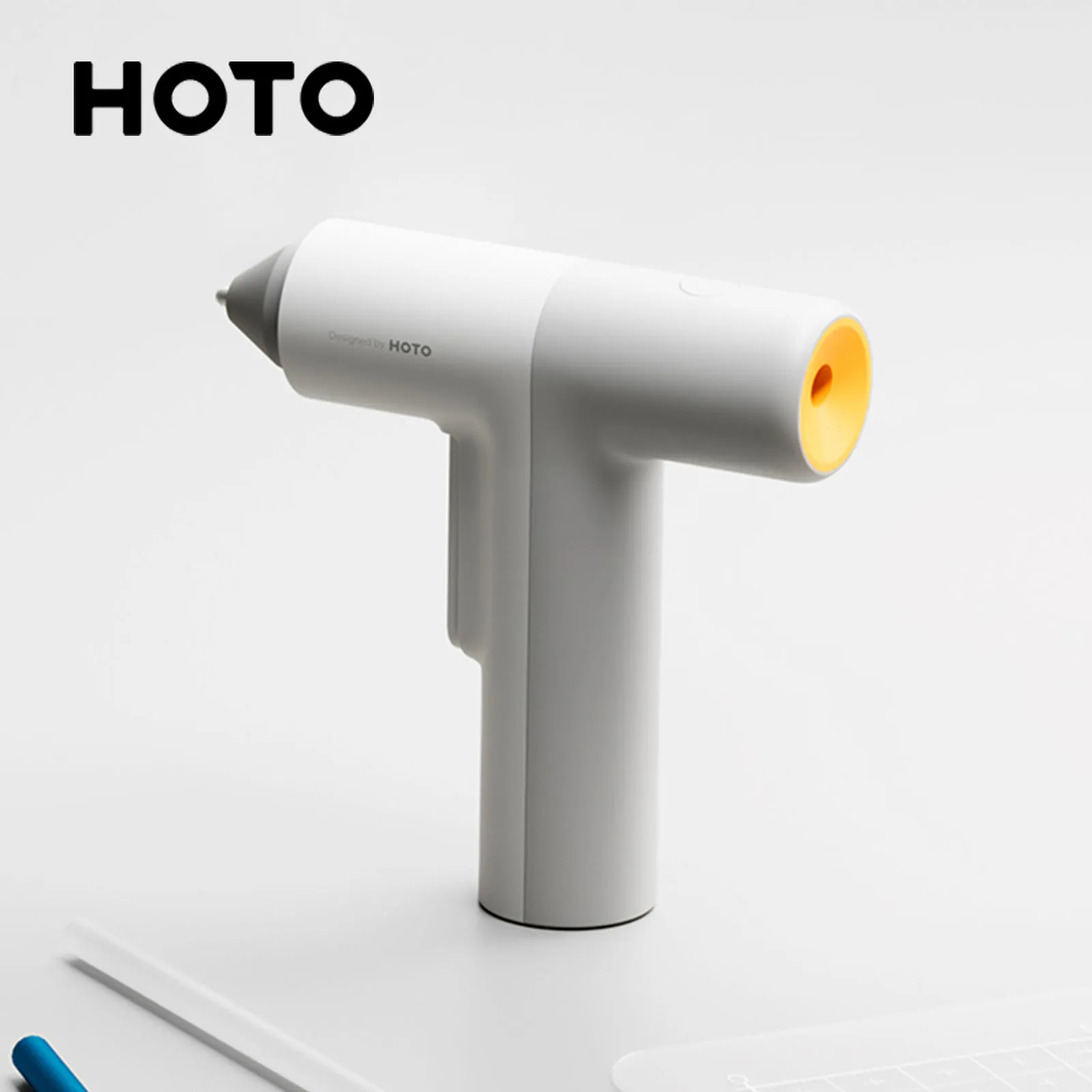 HOTO EasyFlow Hot Glue Gun Lithium Battery Cordless Glue Glue With Glue Stick 100mm DIY Household Tools Hand Craft Tools