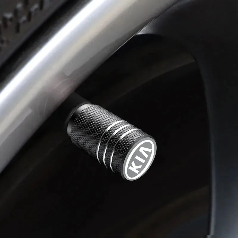 

2026 Hot Car Sticker 4pcs Car Wheel Tire Valve Stem Caps Airtight Cover For Kia Sportage Cerato Optima K2 K3 K4 K5 Rio Picanto S