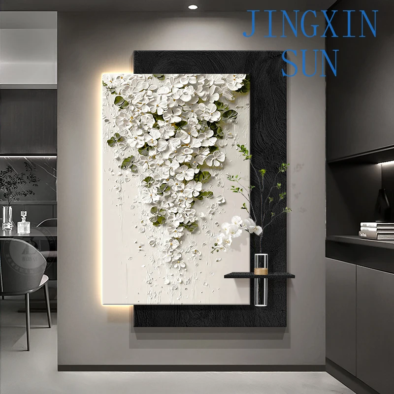 2025 new hydroponic green plants entrance door porch decorative painting high sense corridor aisle