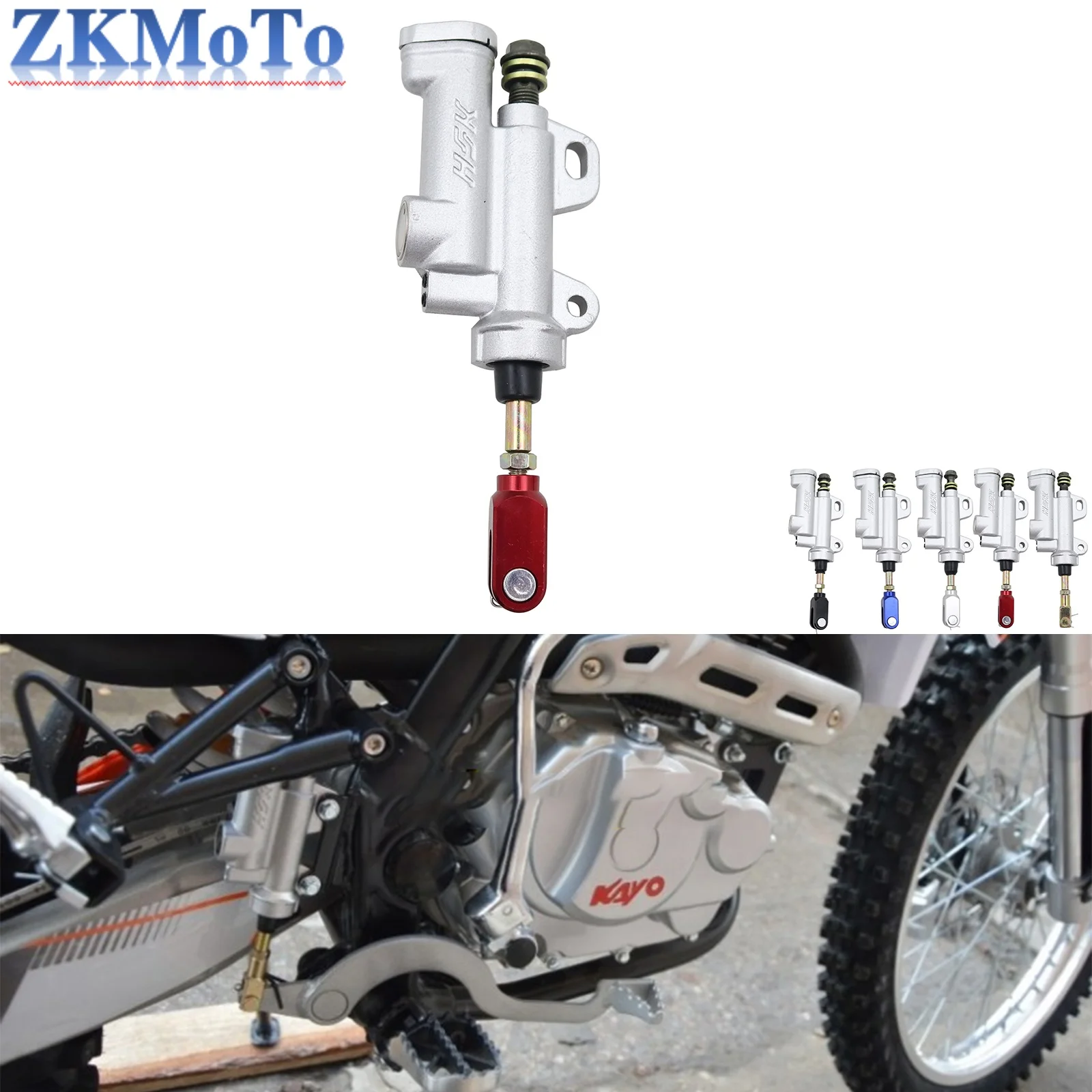 Pompa głównego cylindra hamulca tylnego do motocykli 50cc 70cc 110cc 125cc 150cc 250cc Kayo T4 T6 BSE ATV Pit Pro Dirt Bike