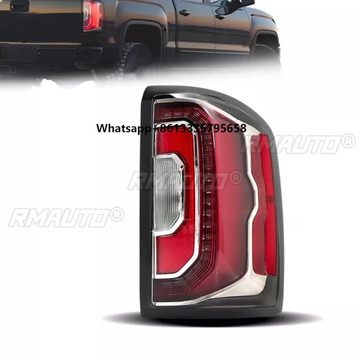 

For GMC SIERRA 1500 2016-2018 LED Daytime Running Light Waterproof Fog Lamp Car Taillight Assembly Body Kit 84365930