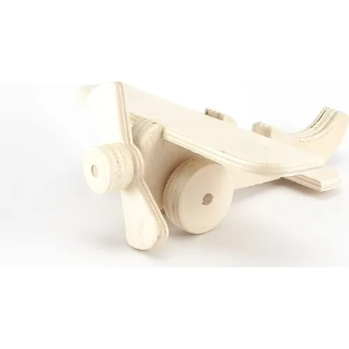 Bala Wooden Toy Wood Painting Toy Aircraft