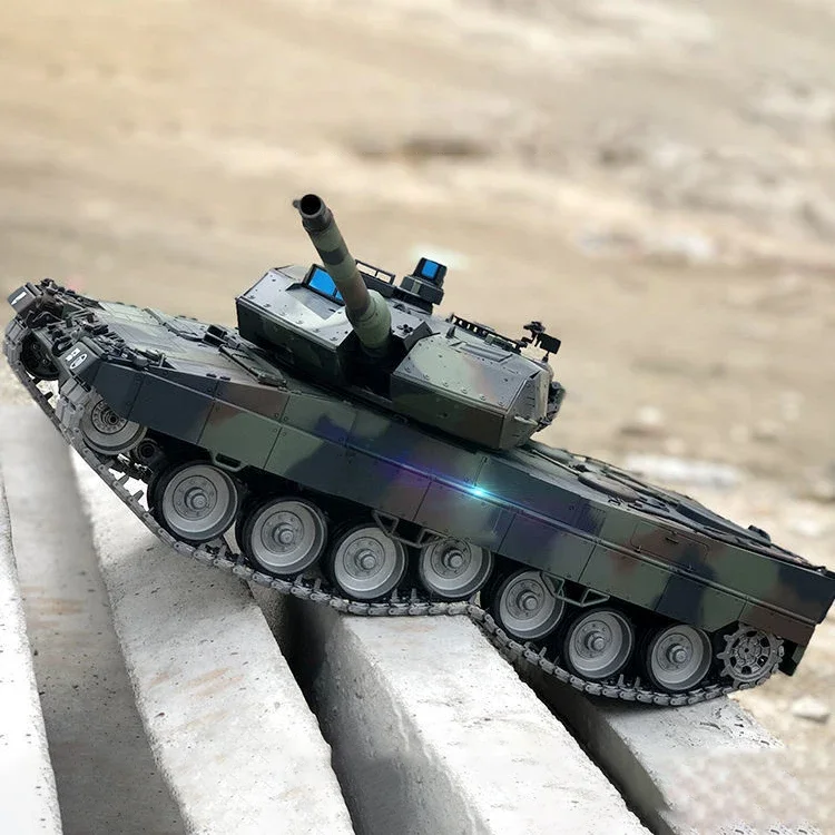 HenLong 3889-1 Leopard2A6 1/16 TK7.0 Upgraded Metal Ver Germany Leopard2A6 RTR RC Car TH17602 Remote Control Tank Model Toys