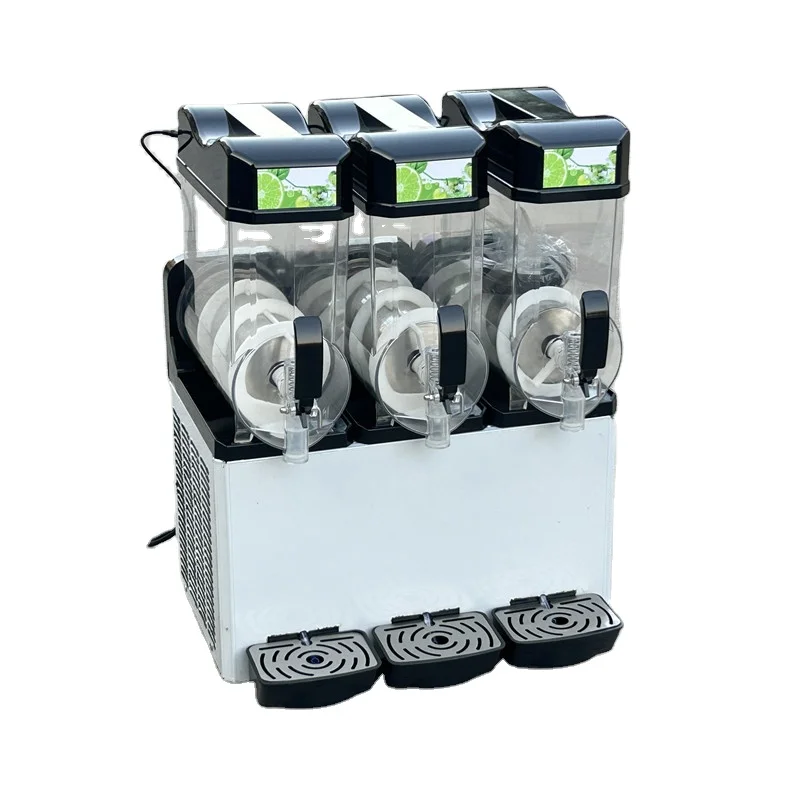 

Electric Slush Machine Smoothie Maker 220V Stainless Steel High Productivity Large Capacity Frozen Drink Ice Beverage Equipment