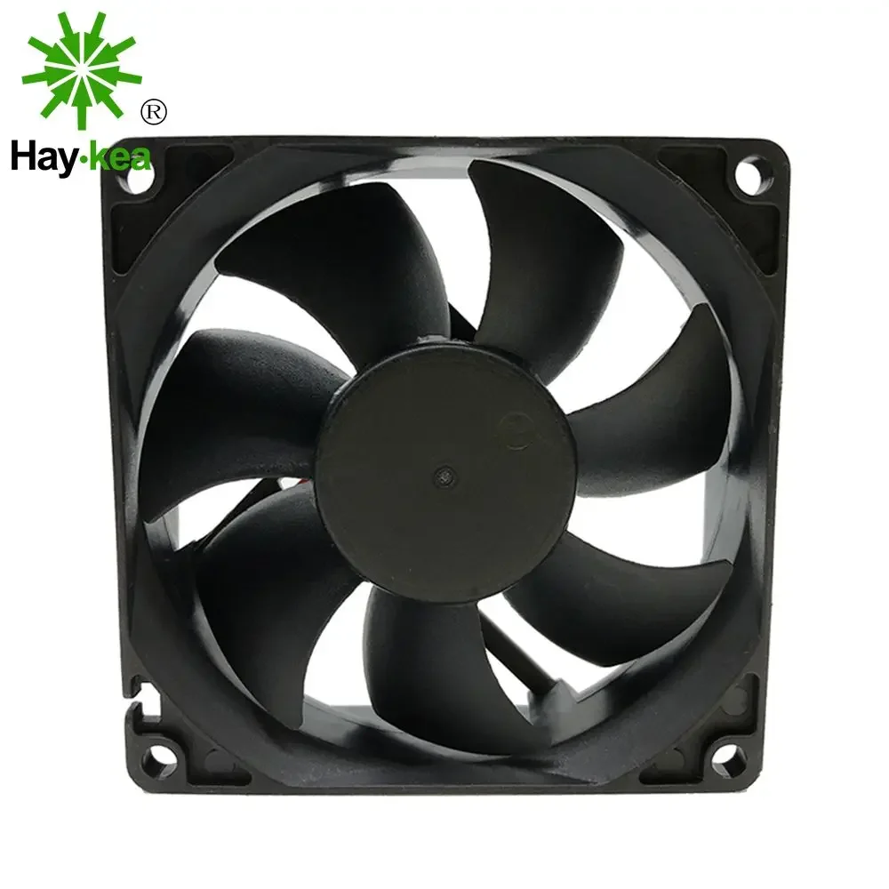 Ventilador sem escova para pc, dc 12v, 2 pinos, 80x80x25mm, para computador, sistema de cpu, 8025, da08025b12ha