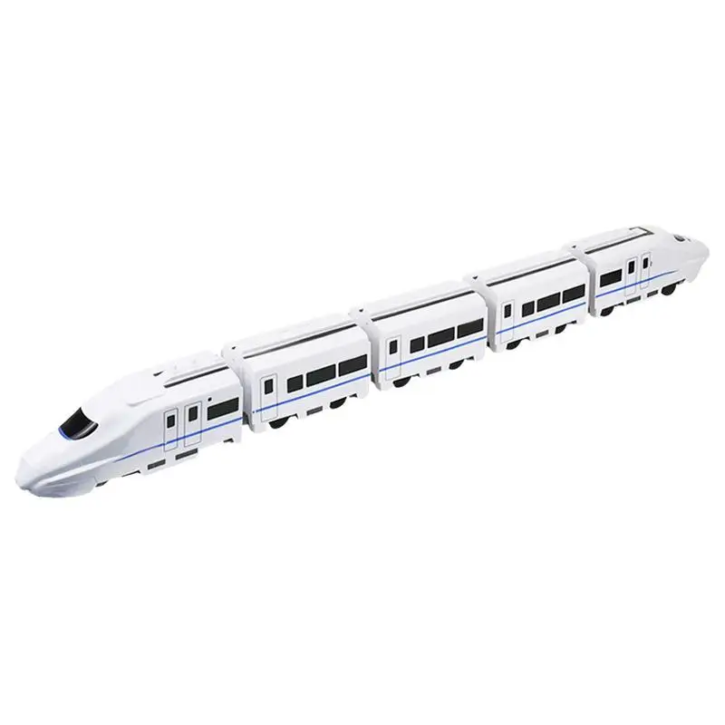 Electric Bullet Train Sets Battery-Powered High-Speed Rail Toy With Sound & Light Battery-Powered High-Speed Rail Toy Gifts For