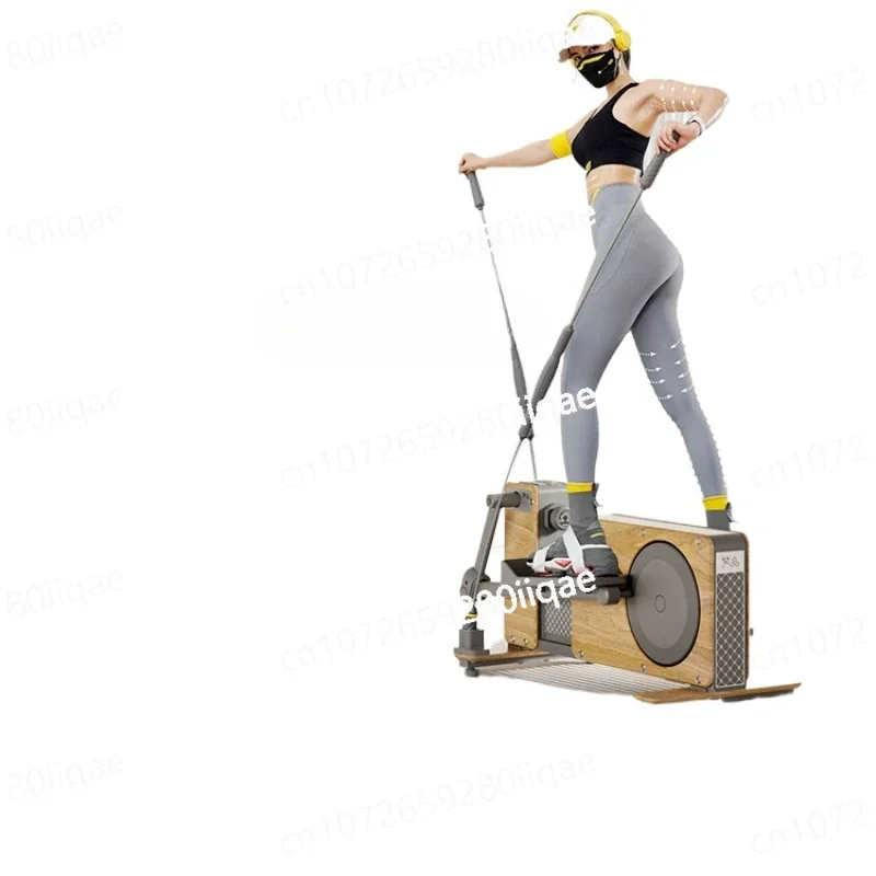 

Spacewalk Machine Elliptical Traine Small Wooden Horse Home Fitness Sports Equipment Small Mute