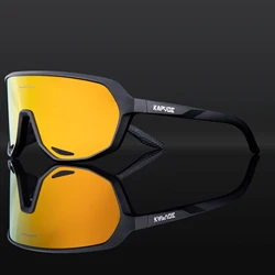 Kapvoe-Photochromic Cycling Sunglasses for Man Driving Bicycle Cycling Glasses Women Road Mountain Bike Outdoor Sport Goggles