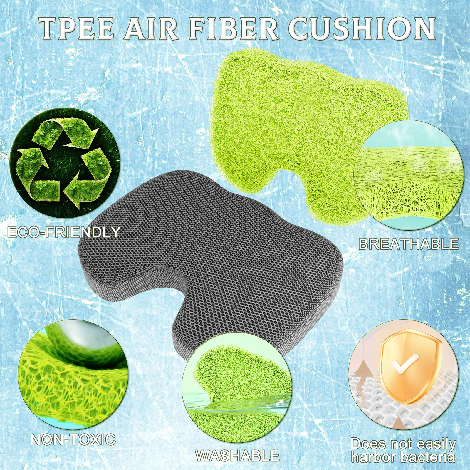 

Meditation Cushion, Floor Pillow, Breathable Mat for Yoga and Zen Practice, Firm Yet Soft Indoor Seat with Enhanced Posture