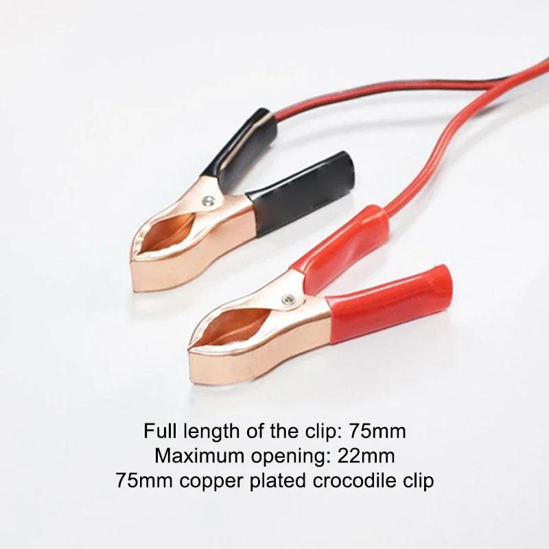 

1 Piece 14AWG Connectors Cord M20 36CM 2Pin SAE Quick Disconnect Plug To Battery Alligator Clips Cable Clamps