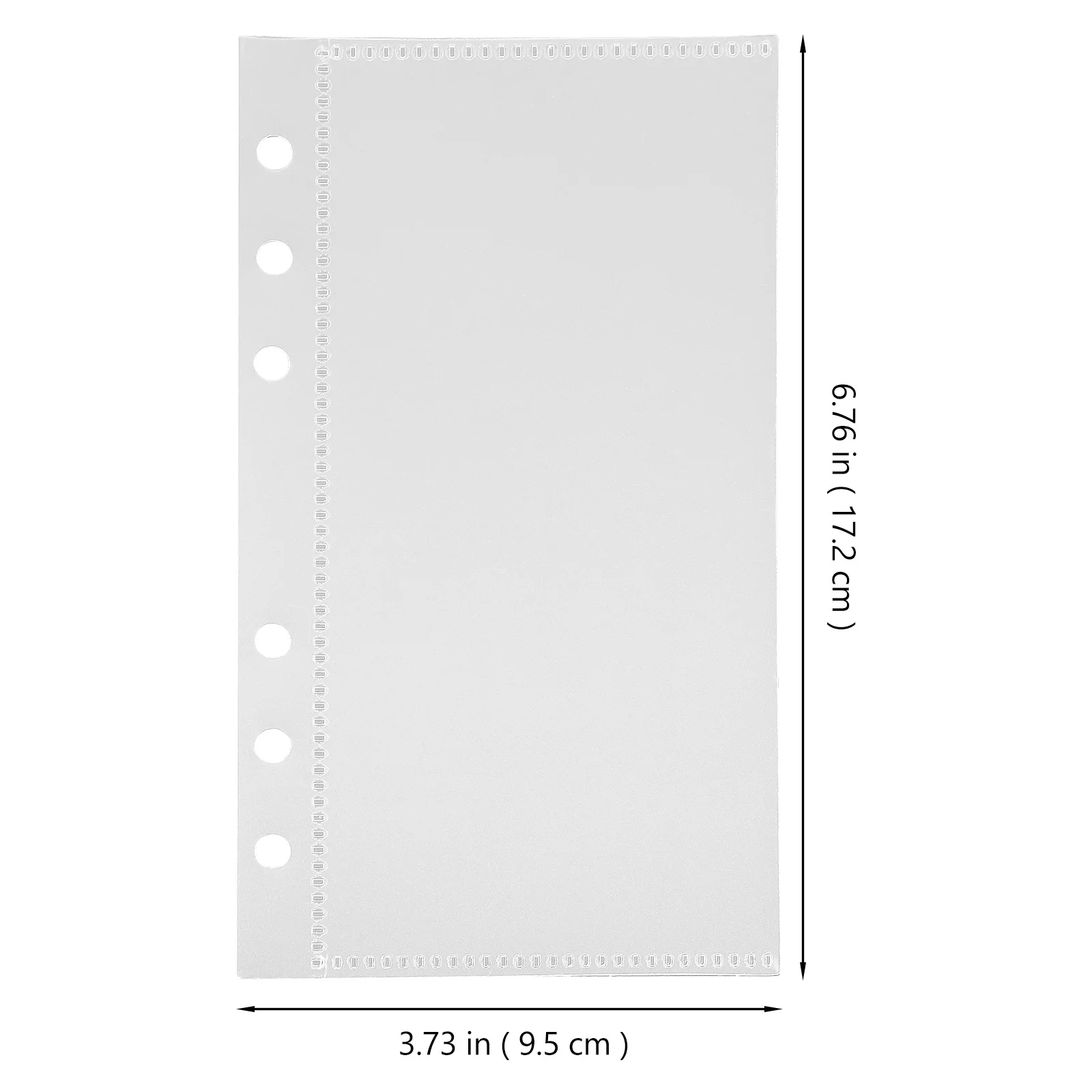 5 قطعة Pp مقسم إدراج الميزانية الموثق فضفاضة ورقة جيب قابلة لإعادة الاستخدام إدراج صغير مجلد دفتر المحمولة متعددة الاستخدام العرض #4