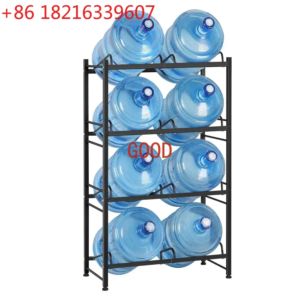 

TAO 4 Tier Water Jug Holder w/ 8 Slots Heavy Duty 5 Gallon Water Bottle Storage Rack