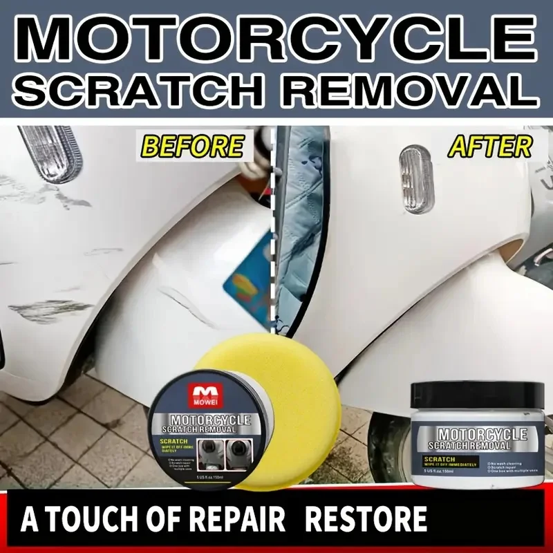 Repair and update scratches on motorcycles, remove tiny scratches, dirt and oxide layers on the surface, and apply to cars