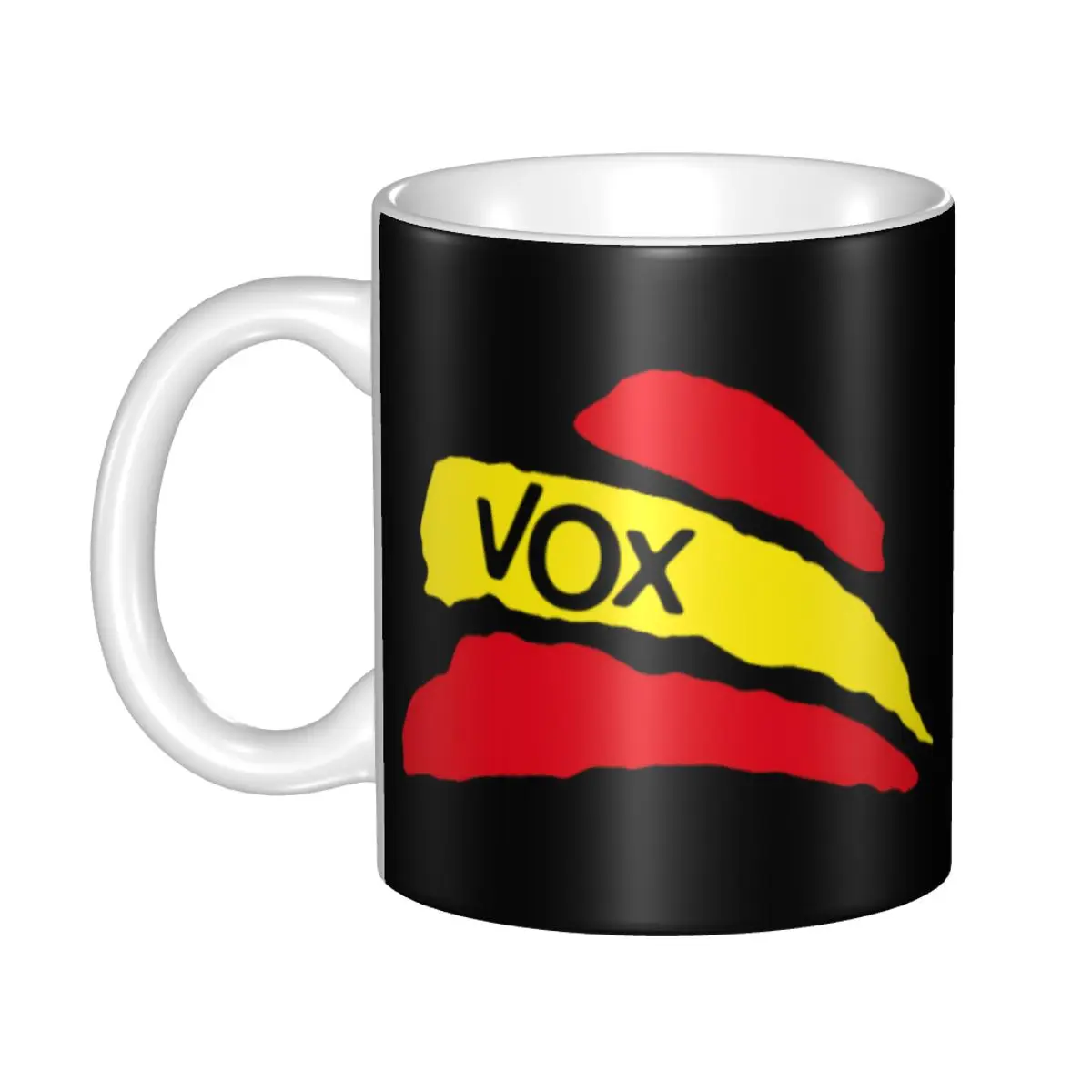 Custom Spain Vox Logo Flag Mug DIY Spanish Political Party Ceramic Tea Milk Coffee Cup 3