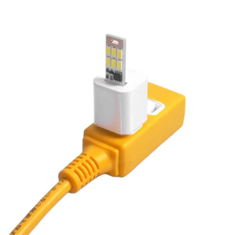 Mini USB Night Light, 6 LED Portable Lamp, DC 5V, Touch Dimmer or Light Sensor for Power Bank, Computer, Laptop, 20 Pcs