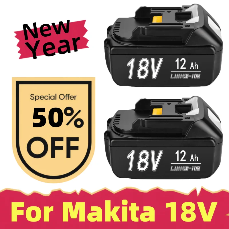 For Makita 18V Battery Rechargeable Battery 18650 Lithium-ion Cell Suitable For Makita Power Tool BL1860 BL1830 LXT400 BL1850