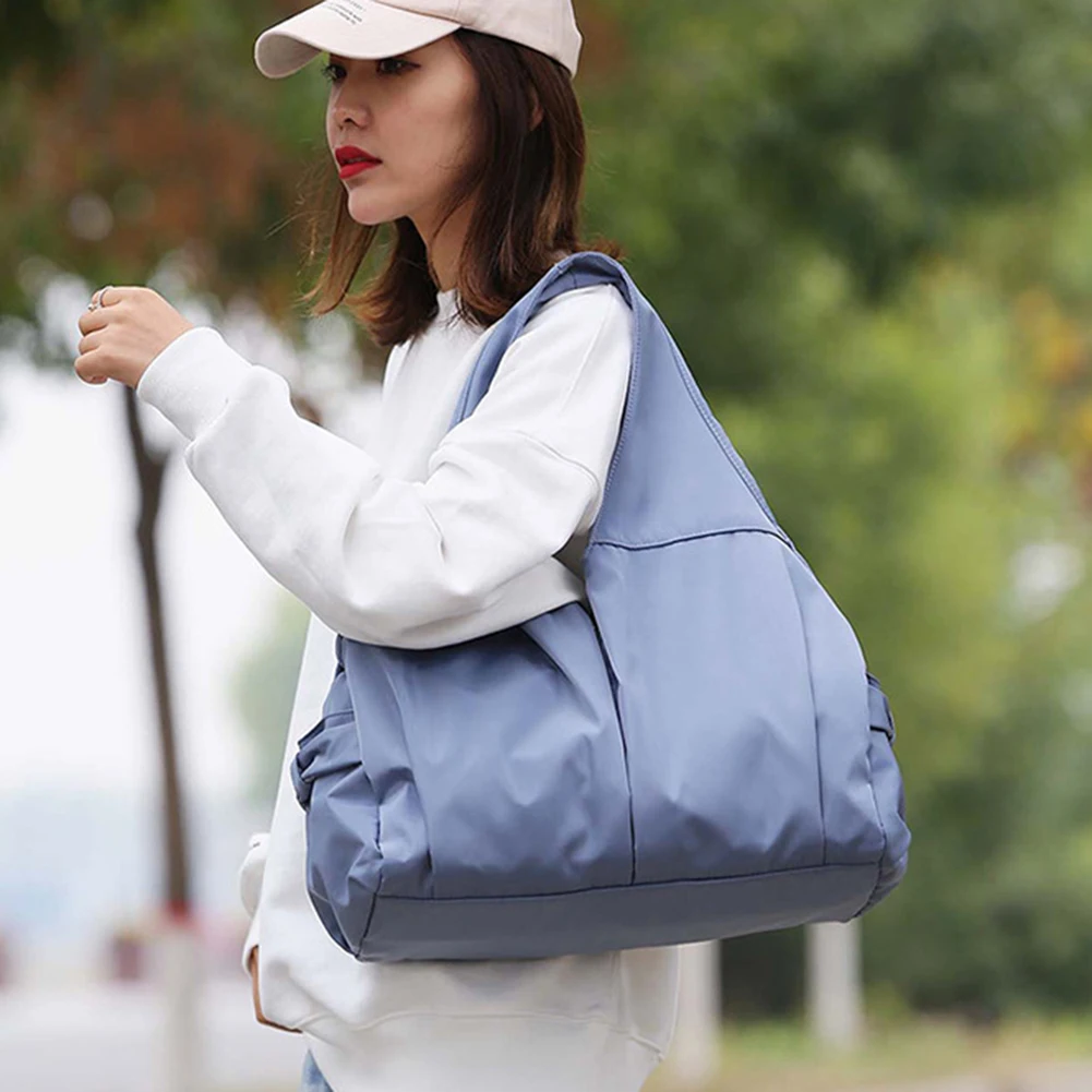 

Сумка для фитнеса с разделением на сухое и влажное отделение, дорожная сумка-дафл на несколько недель, с множеством карманов, из оксфордской ткани, большой вместимости, для плавания, походов, кемпинга