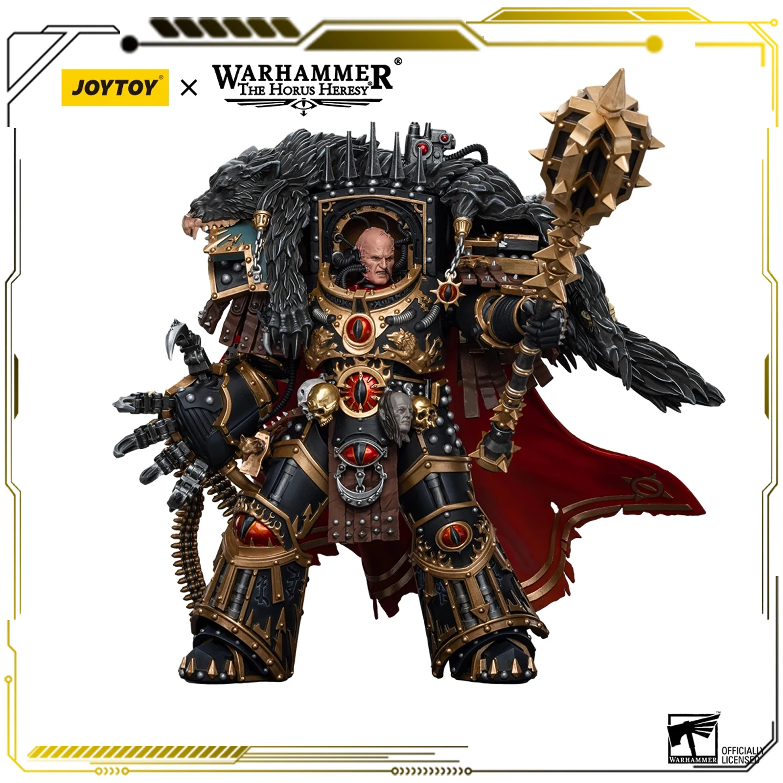 

JOYTOY Warhammer 40k 1/18 Action Figures 20.2cm Sons of Horus Warmaster Horus Primarch of the XVIth Legion Collectible Toys Gift