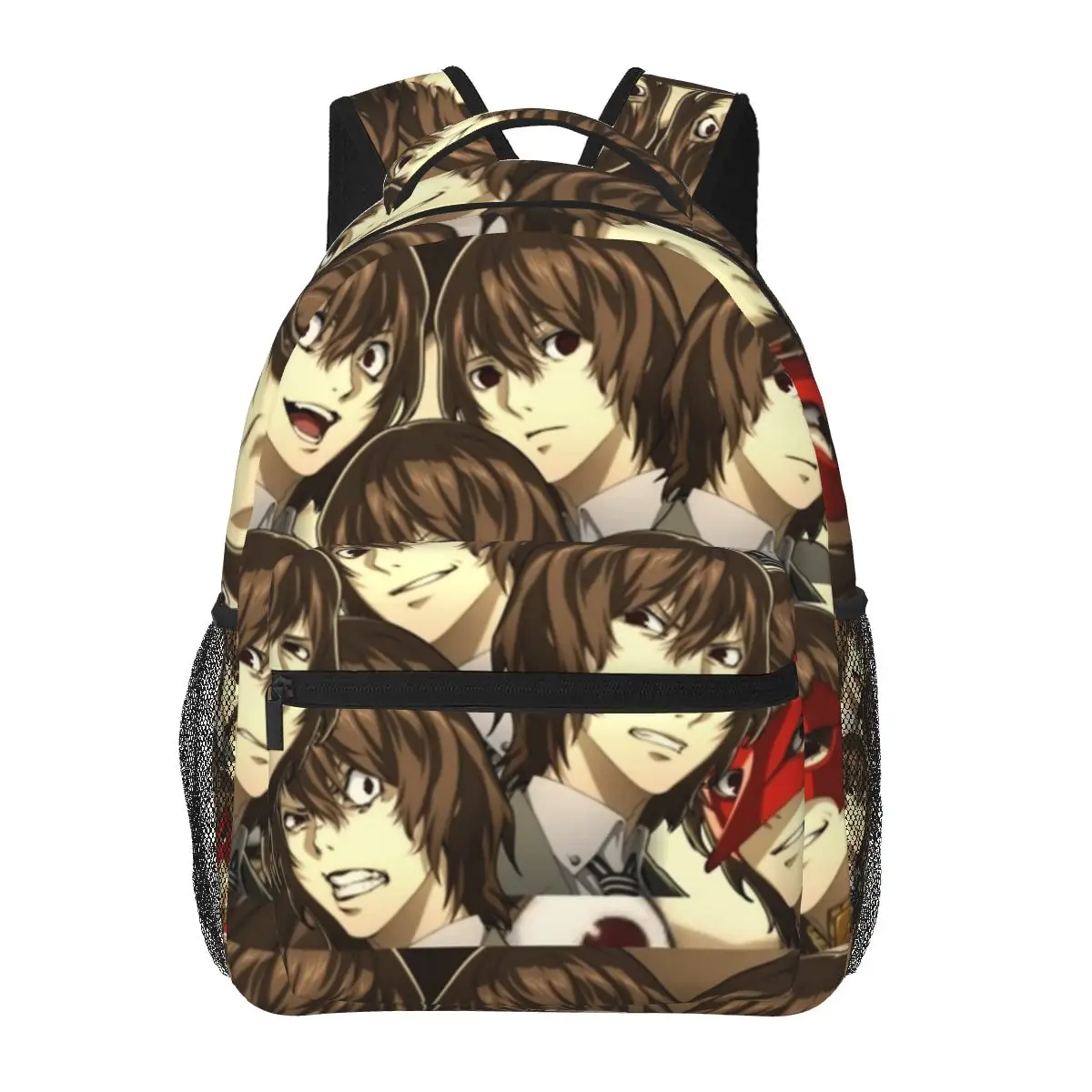 

Many Faces Of Goro Akechi Backpacks Boys Girls Bookbag Children School Bags Cartoon Laptop Rucksack Shoulder Bag Large Capacity