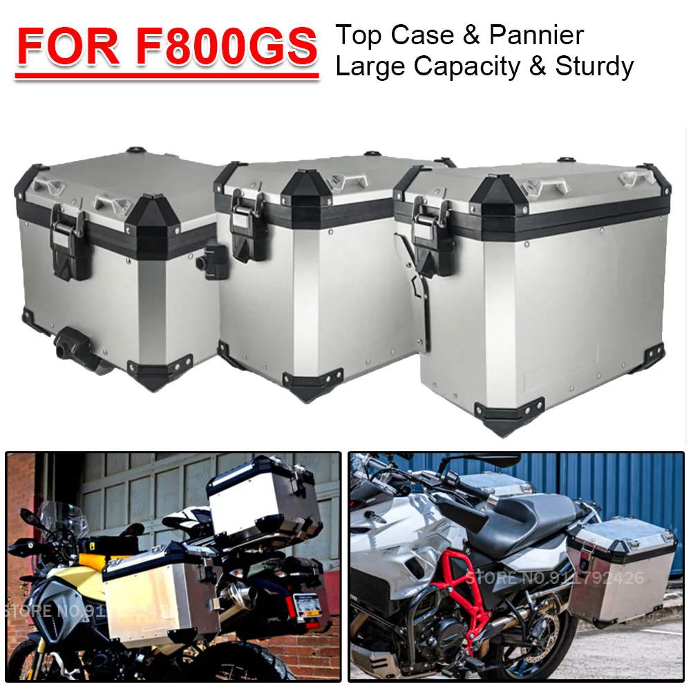 For BMW F800GS F700GS F800 F700 GS 2009 2010 2011 2012 2013 2014 2015 2016 2017 Motorcycle Box Side Luggage Boxs Top Tail Trunk