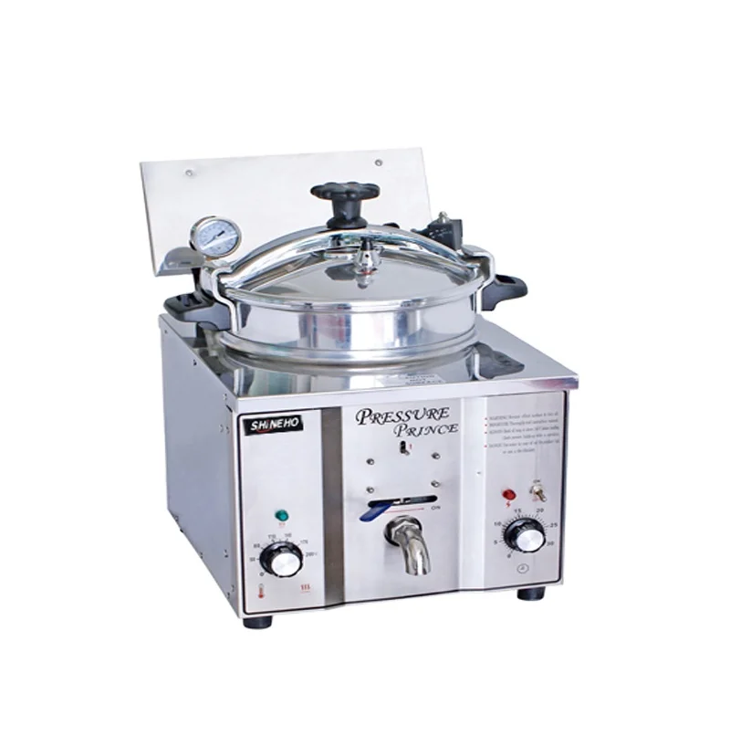 Hot Sale Industrial High Capacity tabletop 16L pressure fryer pressure fryer electric