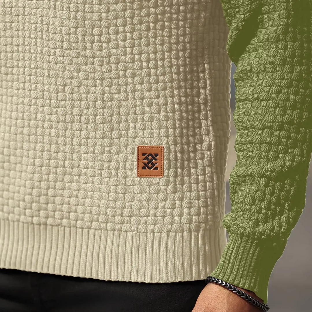 Felpe da uomo Slavinson Felpe con cappuccio in maglia a trecce sportive primaverili Felpe calde morbide a maniche lunghe Pullover casual Taglia USA