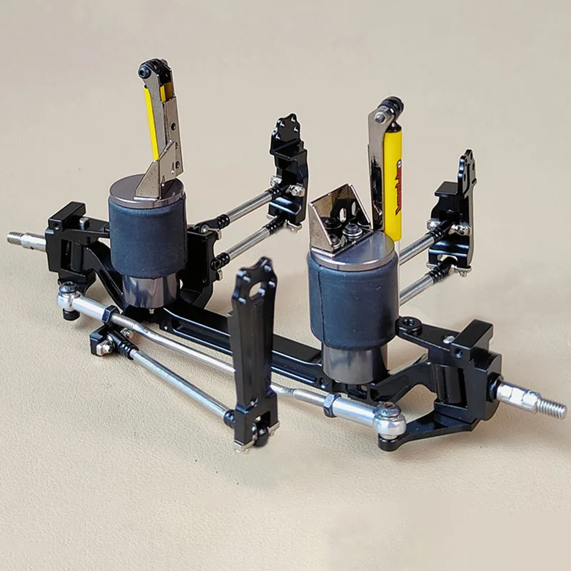 Front Wheel Steering Airbag Air Suspension Shock Absorption for Tamiya 1/14 RC Truck for SCANIA 770S for Volvo for BENZ Car