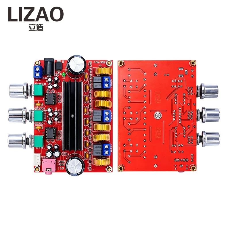 XH-M139 TPA3116D2 2.1 Channel Digital Amplifier Board 250W+100W Subwoofer Audio Power Amp Module DC12-24V