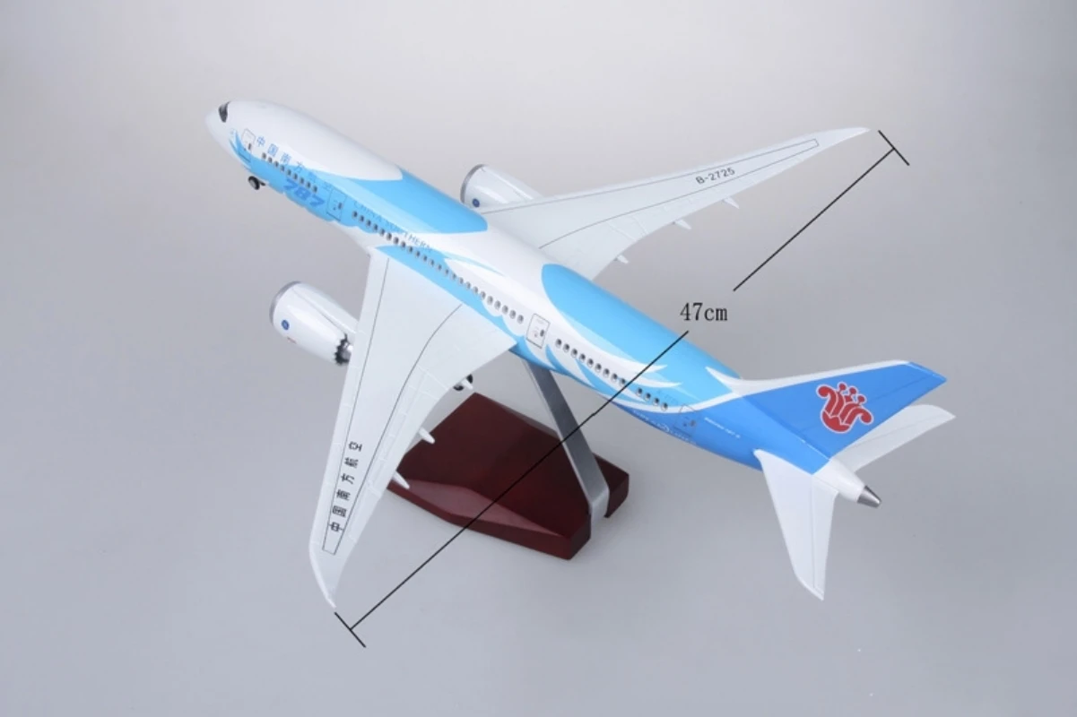 1/130 Scale Airplane Models 43cm B787 China Southern Airways Diecast Resin Aircraft Model Souvenir Ornaments With Landing Gear