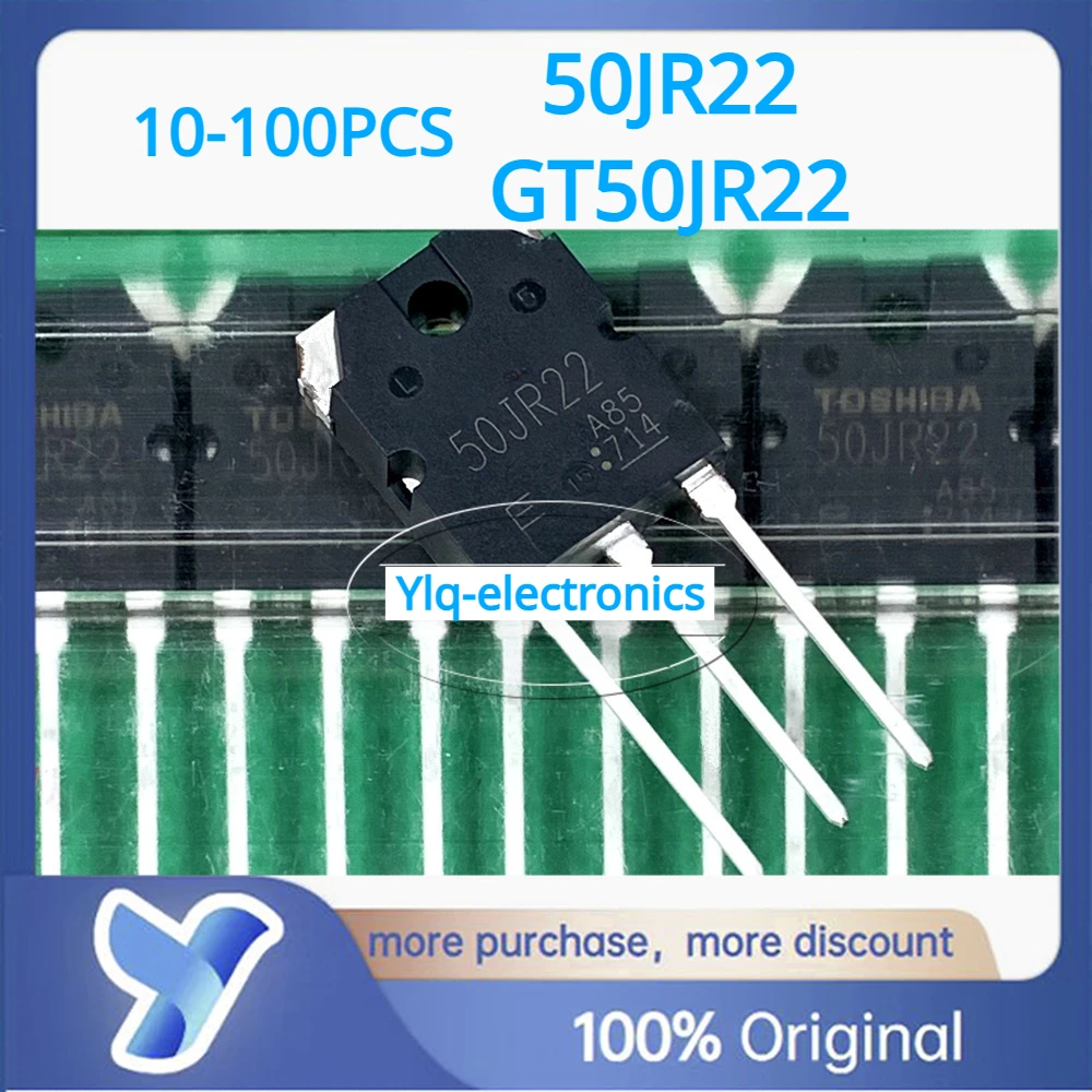 

10-100 шт. 100% Новинка GT50JR22 50JR22 2023 + IGBT TO-247 Транзистор мощности 50A 600 в