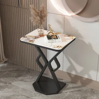Rock slab creative flower stand flower table simple art living room wall shelf floor flower pot stand