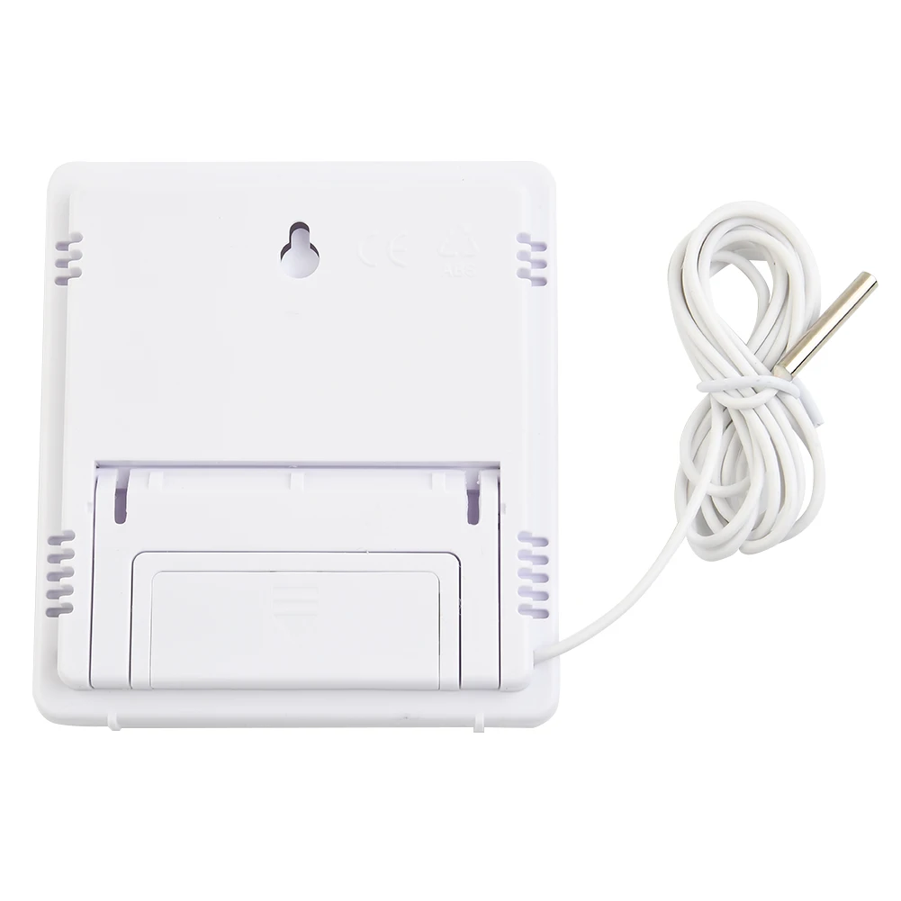 ABS Brand New Weather Station With Outdoor Sensor Thermo-Hygrometer 10.3 * 9.3 * 2.15CM Brand New High Quality