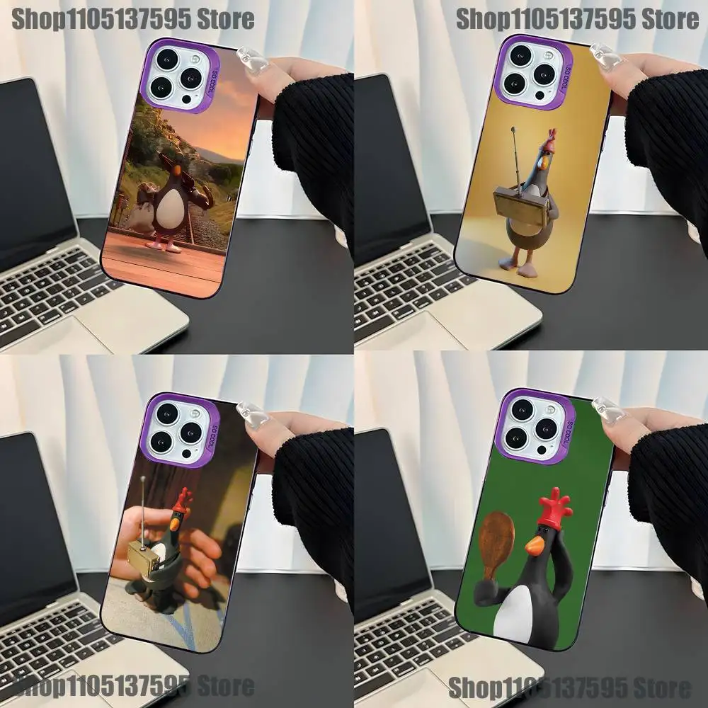 

Funny Feathers McGraw Phone Case For iPhone 17,16,15,14,13,12,11,Mini,Pro,E,SE4,XS,MAX Purple Candy Matte Cover