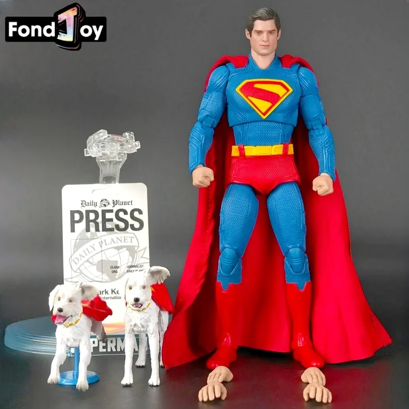 

New In Stock Fondjoy David Corenswet Superman Action Figure 1/9 Scale Pvc Movable Joints Gift For Kid Boys Collectible Toys