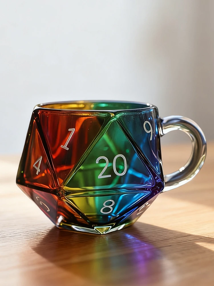 Rainbow D20 Dice Mu… - image