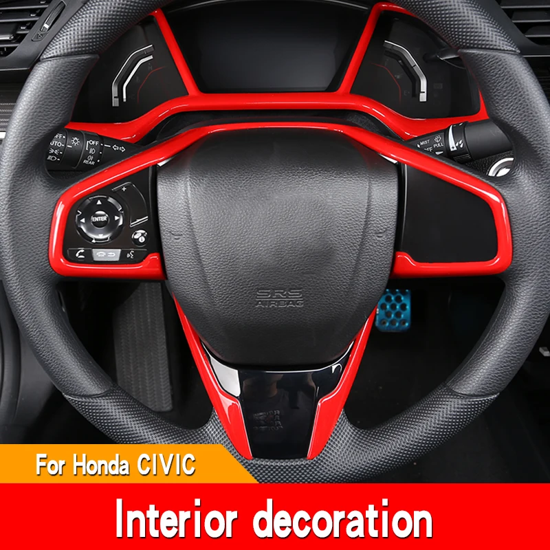 Suitable for 10th generation Honda Civic 2016-2021 car interior decoration center console air outlet gear decoration accessories