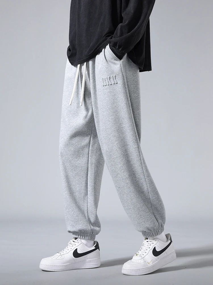 Men's Jogger Cotton/Polyester Sweatpants Big Size 8XL 7XL 6XL Sports Baggy Pants Sting Banding Hip Hop Loose Harem Trousers - Image 4