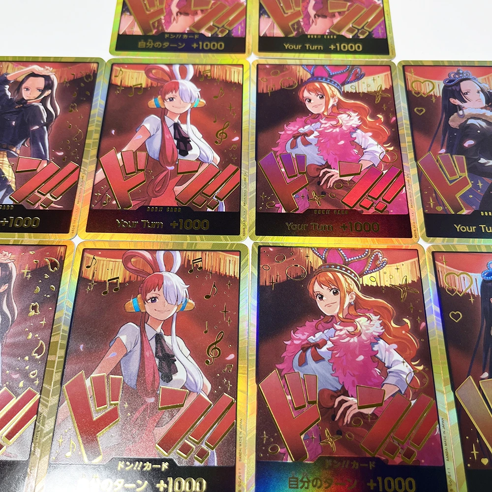 DON！！ONE PIECE Anime Collection Game Card Proxy OPCG English/japanese Hancock/Nami/Robin/Nice Robin/Uta texture Hotstamped Card view 5