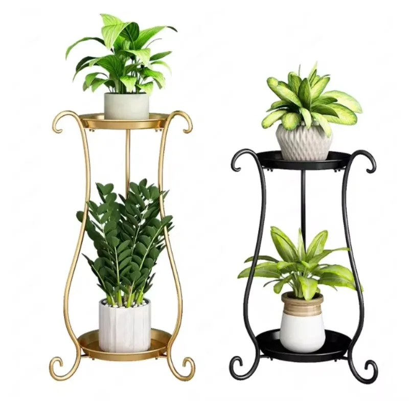 Indoor Plant Stand for Living Room, Multi Tier Metal Flower Shelf To Display Pothos Succulents