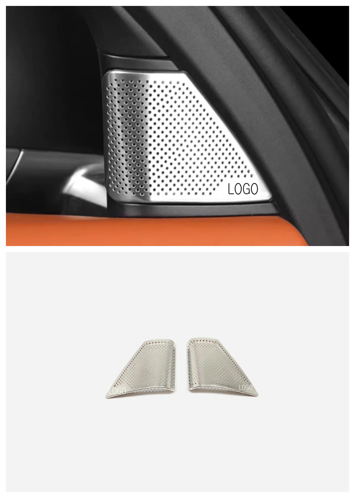 

Suitable for Li Auto L9 2022 2023 A-pillar triangular horn cover ABS decoration Auto Parts